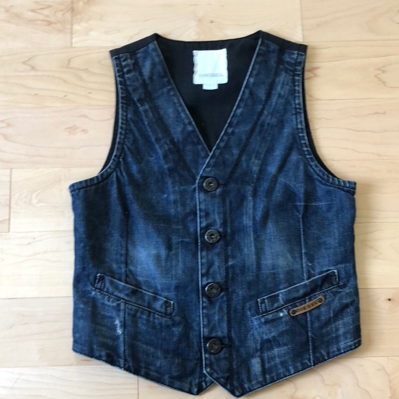 Diesel kids denim vest - Picture 2 of 10
